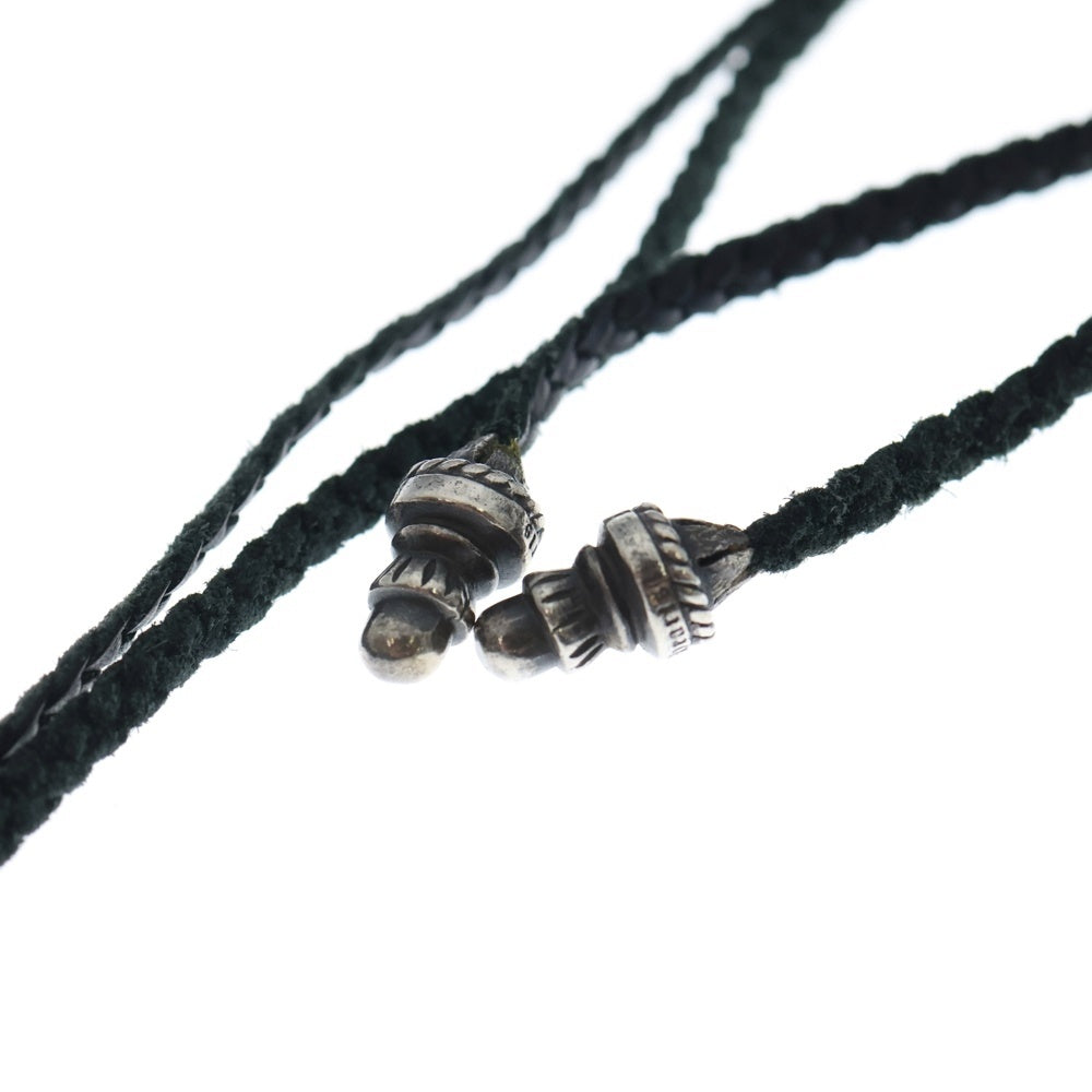 CHROME HEARTS(クロムハーツ) CH CRS SMLスモールCHクロス BC ボロチップブレイド ネックレス シルバー BCA220