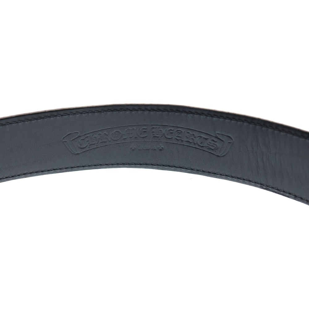 CHROME HEARTS(クロムハーツ) TALON BELT 3PIECE タロンベルト3ピース シルバー925 レザー ブラック