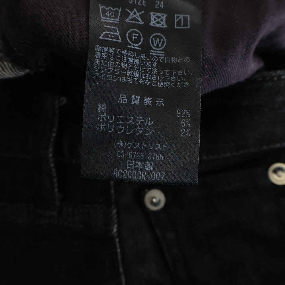 RED CARD(レッドカード) スキニー デニムパンツ ブラック 46403HR レディース