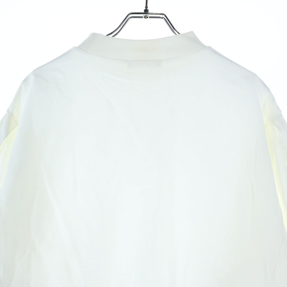 MACPHEE(マカフィ) コットンハイゲージジャージー ボリュームスリーブプルオーバー トレーナー ホワイト レディース 12-03-21-03707