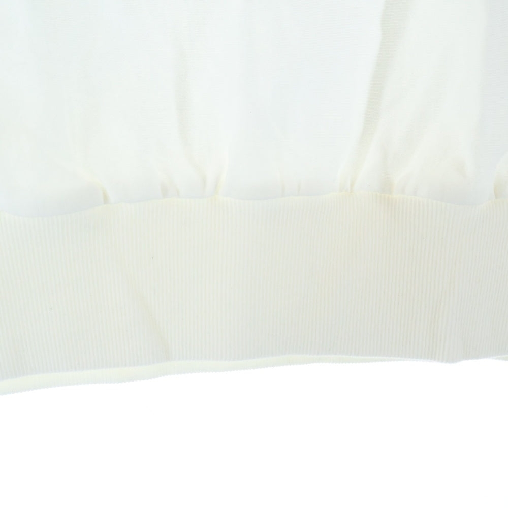 MACPHEE(マカフィ) コットンハイゲージジャージー ボリュームスリーブプルオーバー トレーナー ホワイト レディース 12-03-21-03707