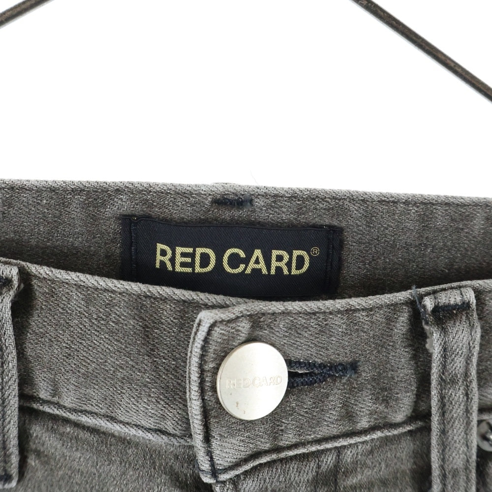 RED CARD(レッドカード) スキニー デニムパンツ グレー 46403 レディース