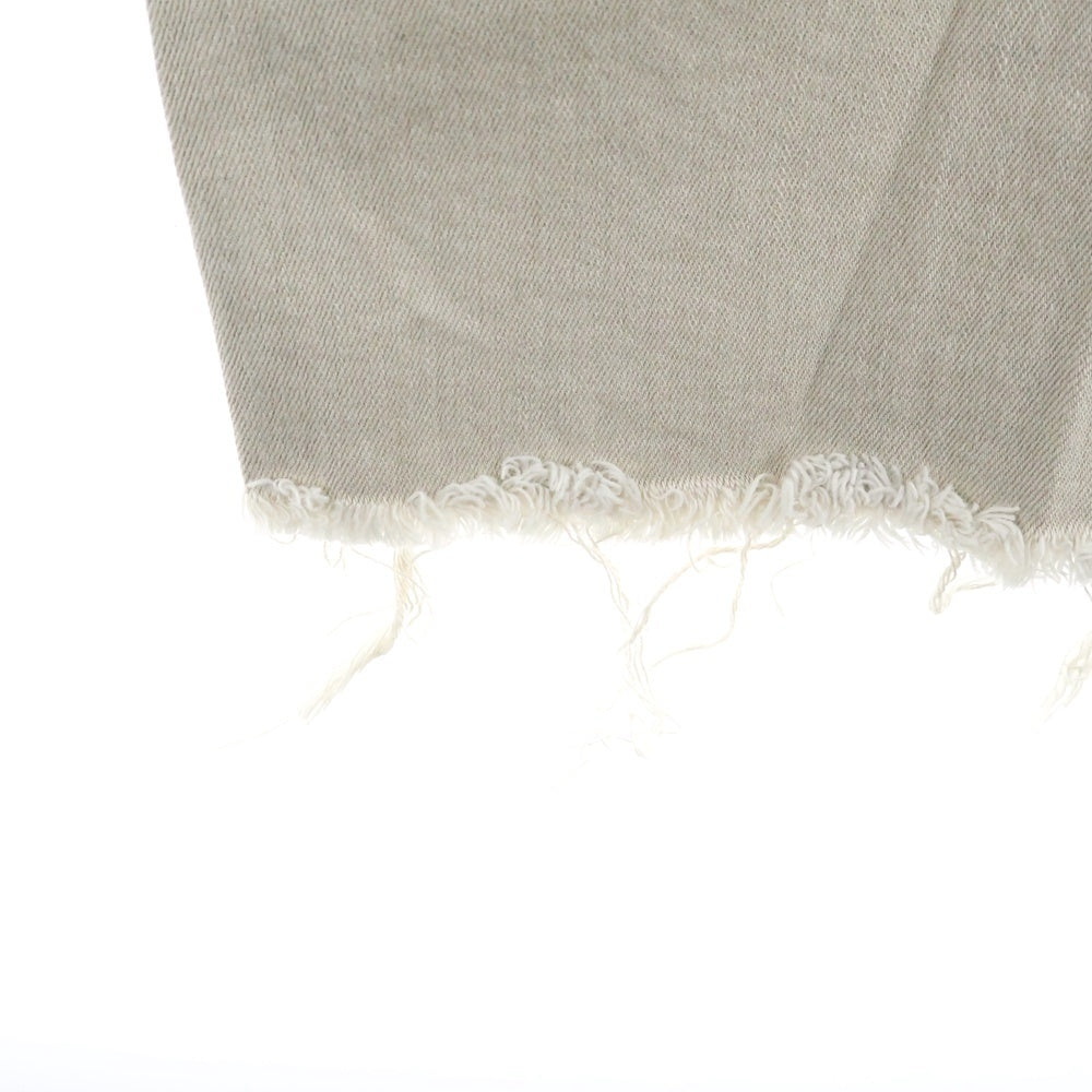 YANUK(ヤヌーク) カットオフ デニムパンツ ベージュ 57103215 レディース