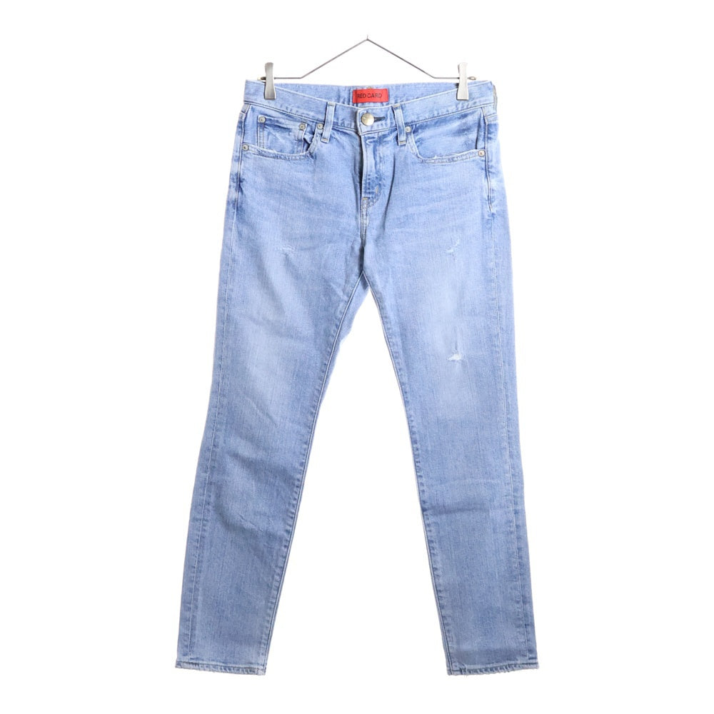 RED CARD(レッドカード) スリムテーパードデニムパンツ インディゴ 12403G レディース
