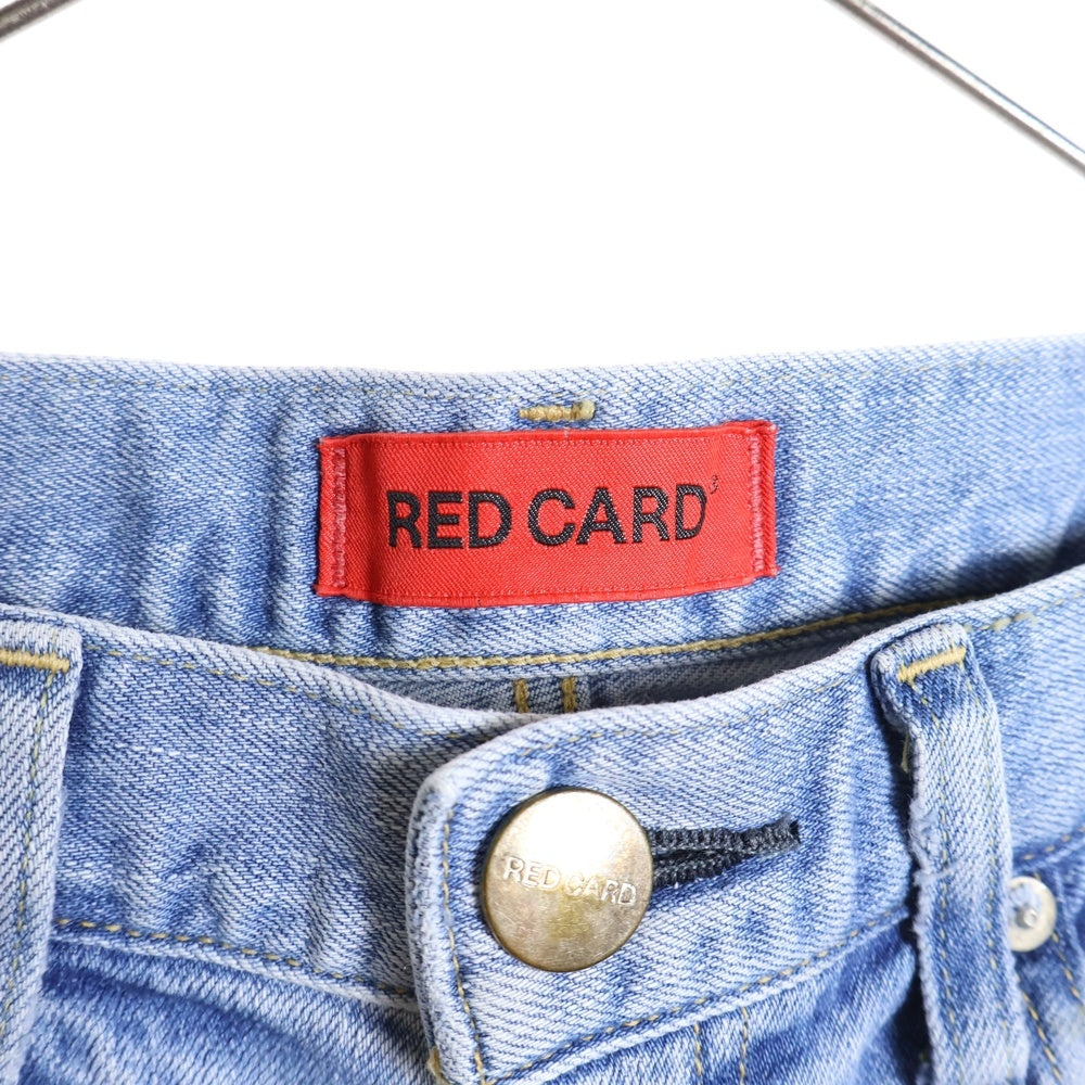 RED CARD(レッドカード) スリムテーパードデニムパンツ インディゴ 12403G レディース
