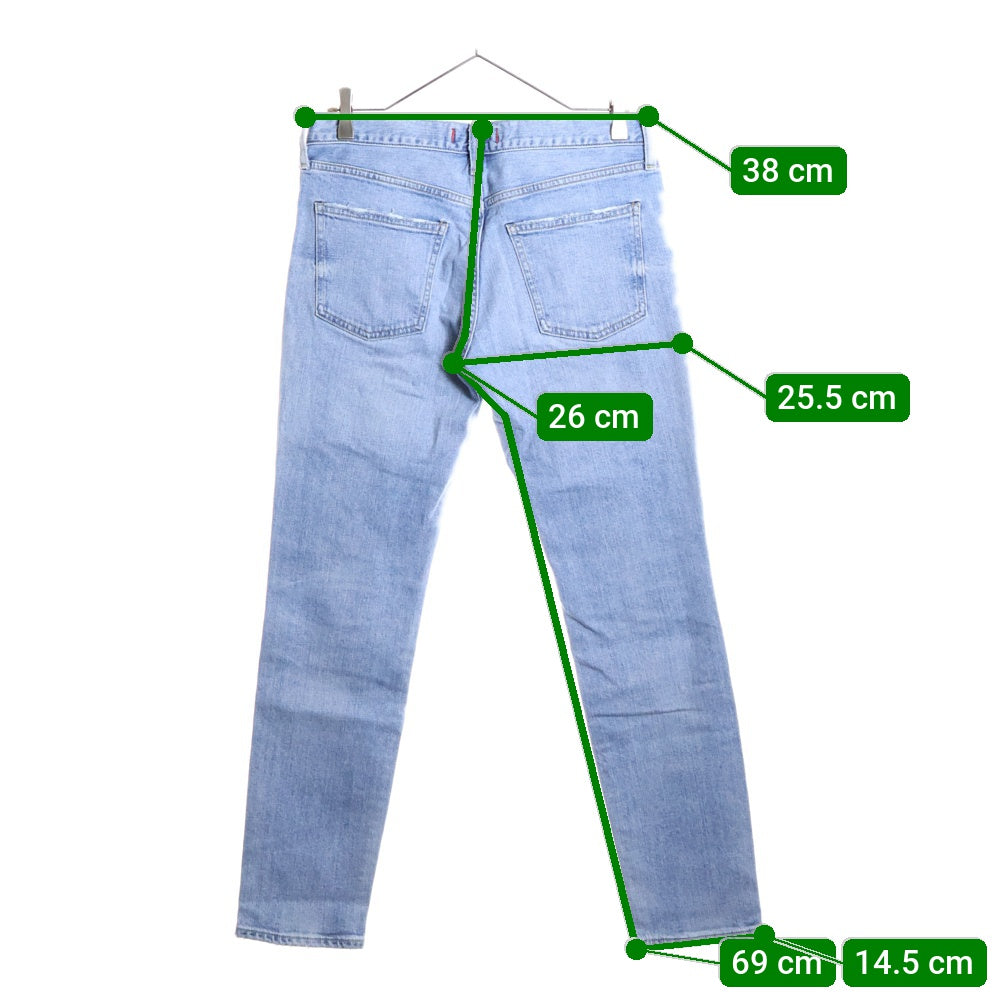 RED CARD(レッドカード) スリムテーパードデニムパンツ インディゴ 12403G レディース