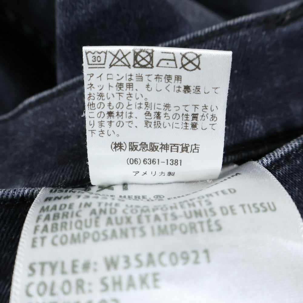 3×1(スリーバイワン) スキニー デニムパンツ ブラック W3SAC0921 レディース