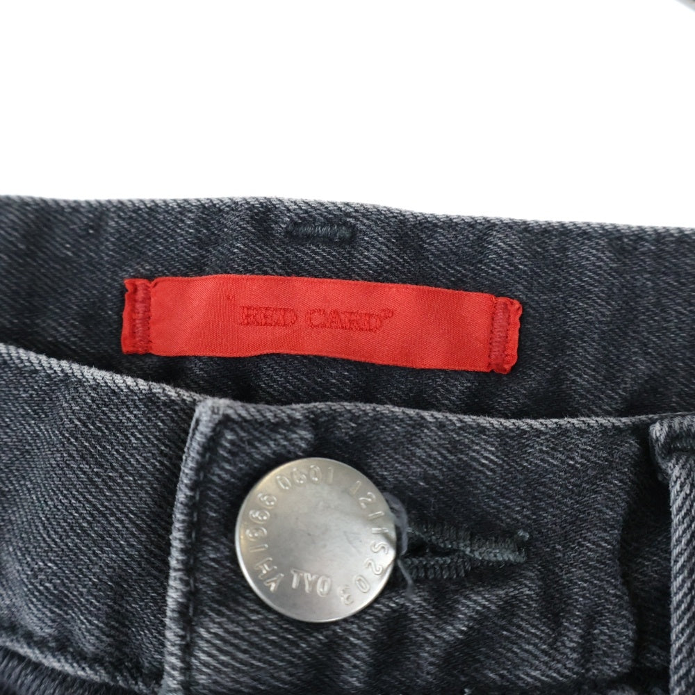 RED CARD(レッドカード) スキニー デニムパンツ ブラック 44423 レディース