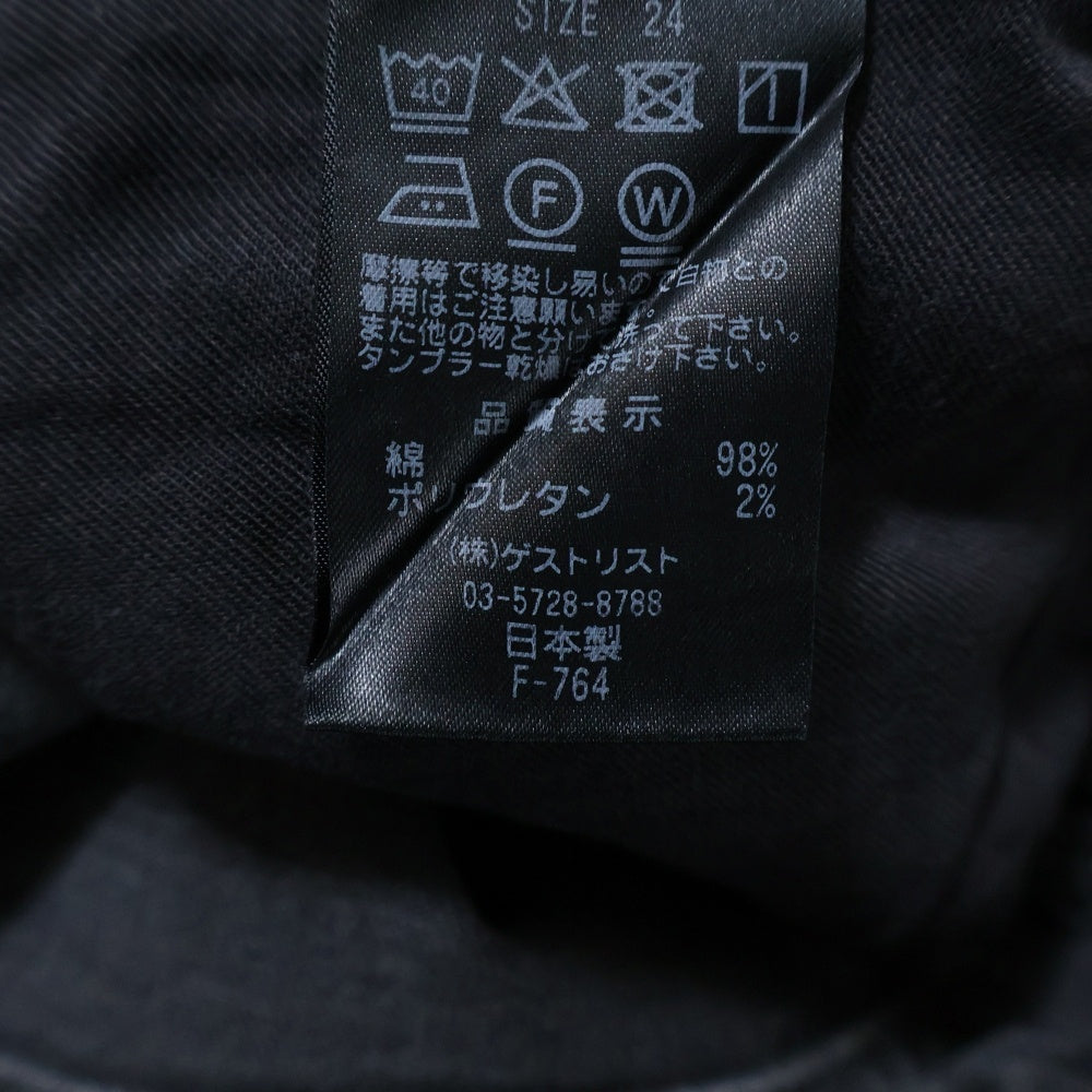 RED CARD(レッドカード) スキニー デニムパンツ ブラック 44423 レディース