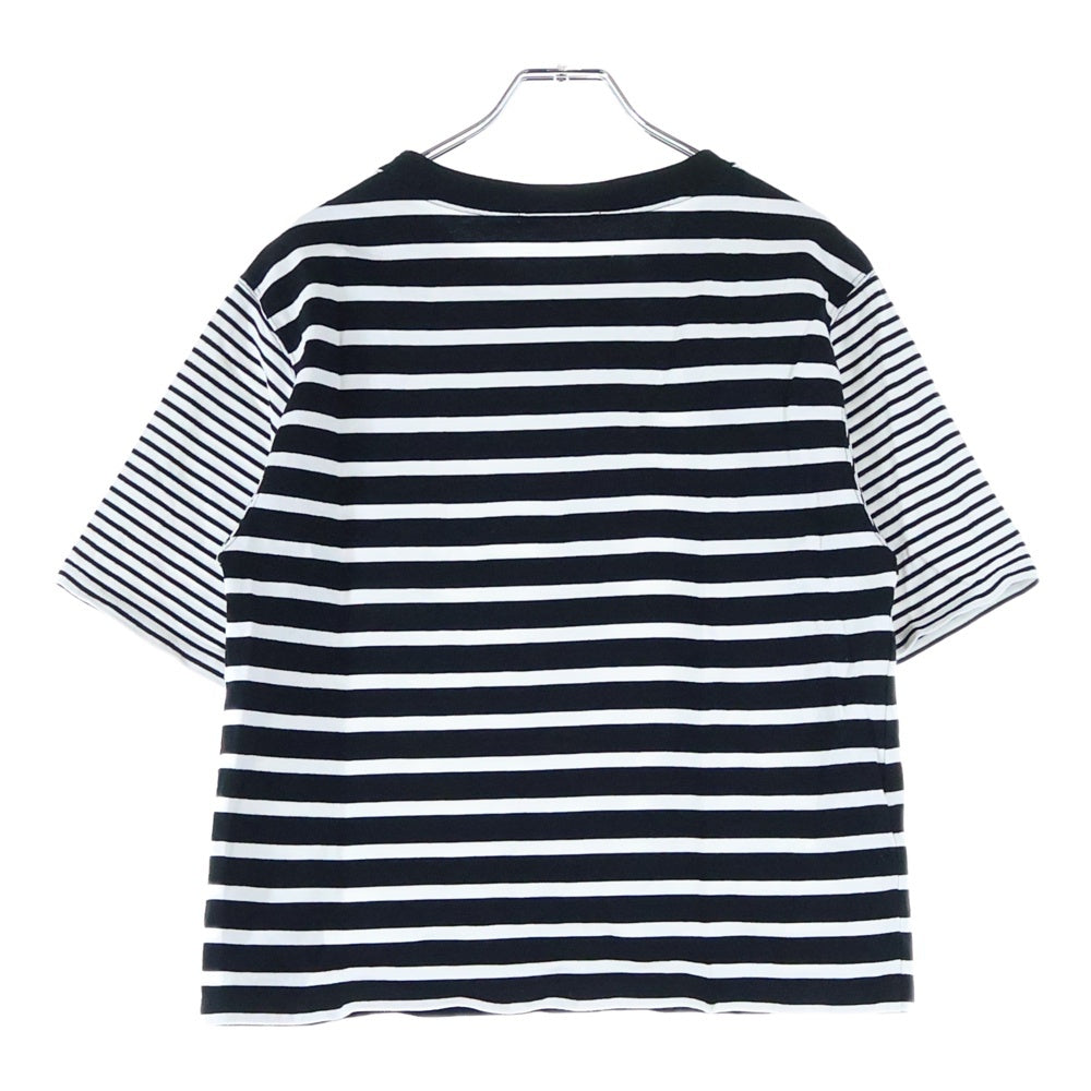 MACPHEE(マカフィ) ボーダー 半袖Tシャツ ブラック/ホワイト 12-03-72-03302 レディース