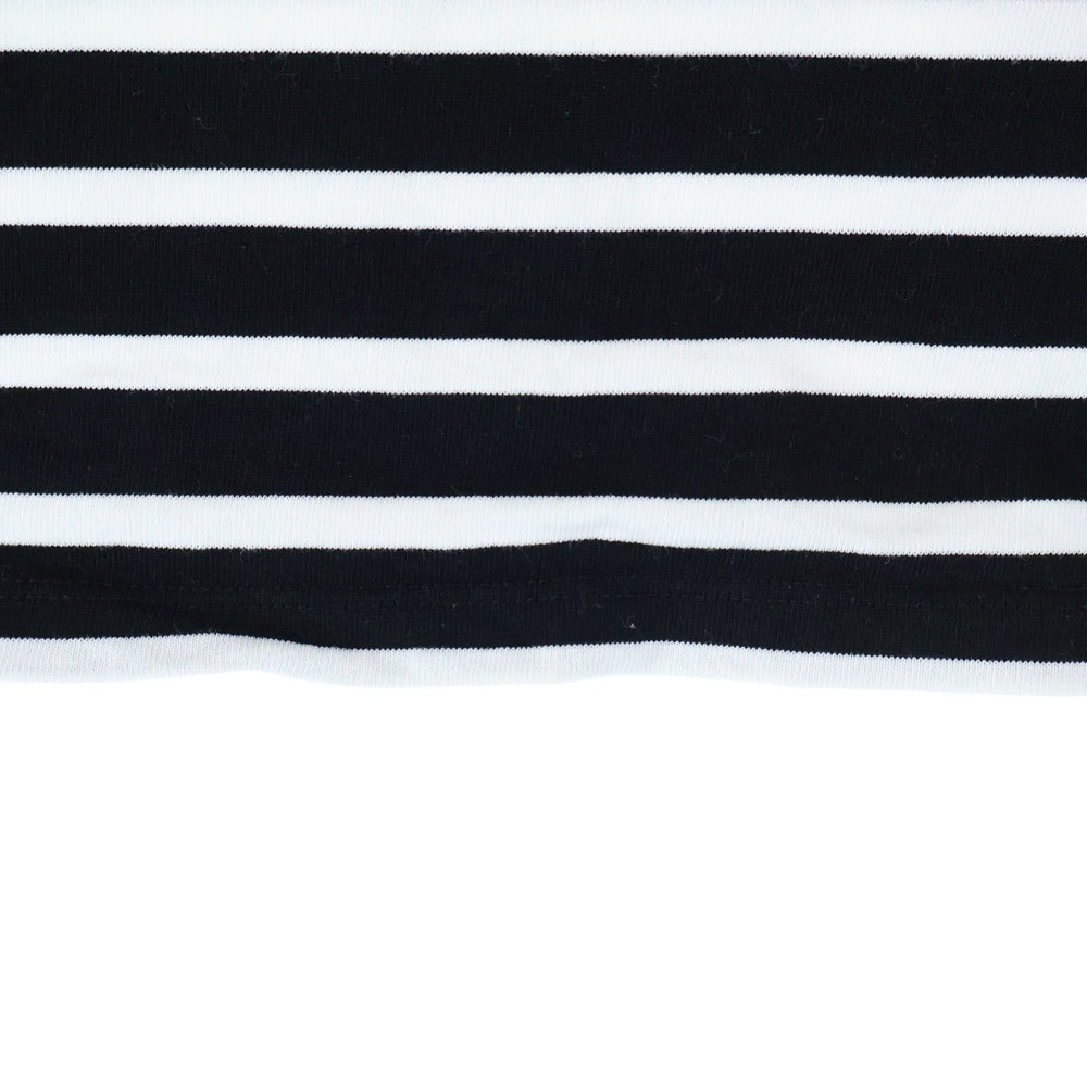 MACPHEE(マカフィ) ボーダー 半袖Tシャツ ブラック/ホワイト 12-03-72-03302 レディース