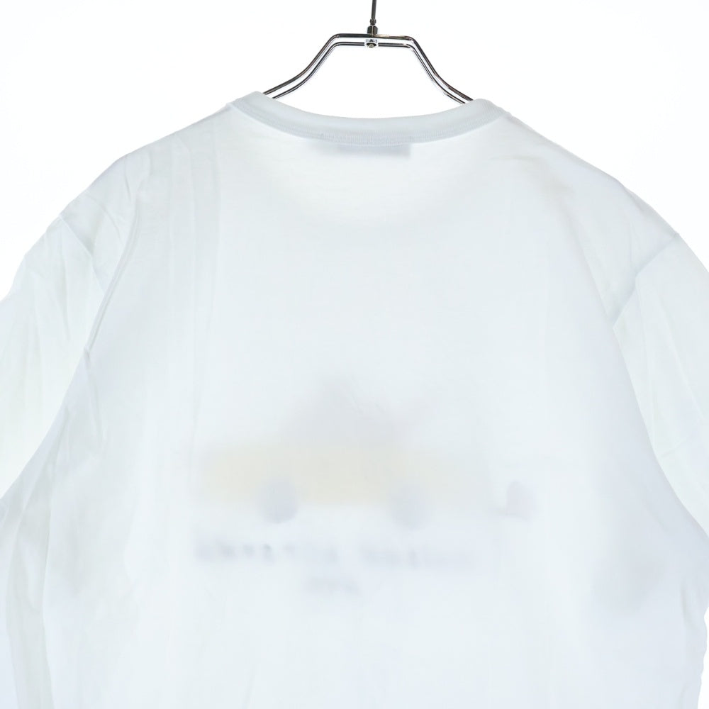 MAISON KITSUNE(メゾンキツネ) OLY タクシー フォックス プリント 半袖Tシャツ ホワイト IU00101KJ0008