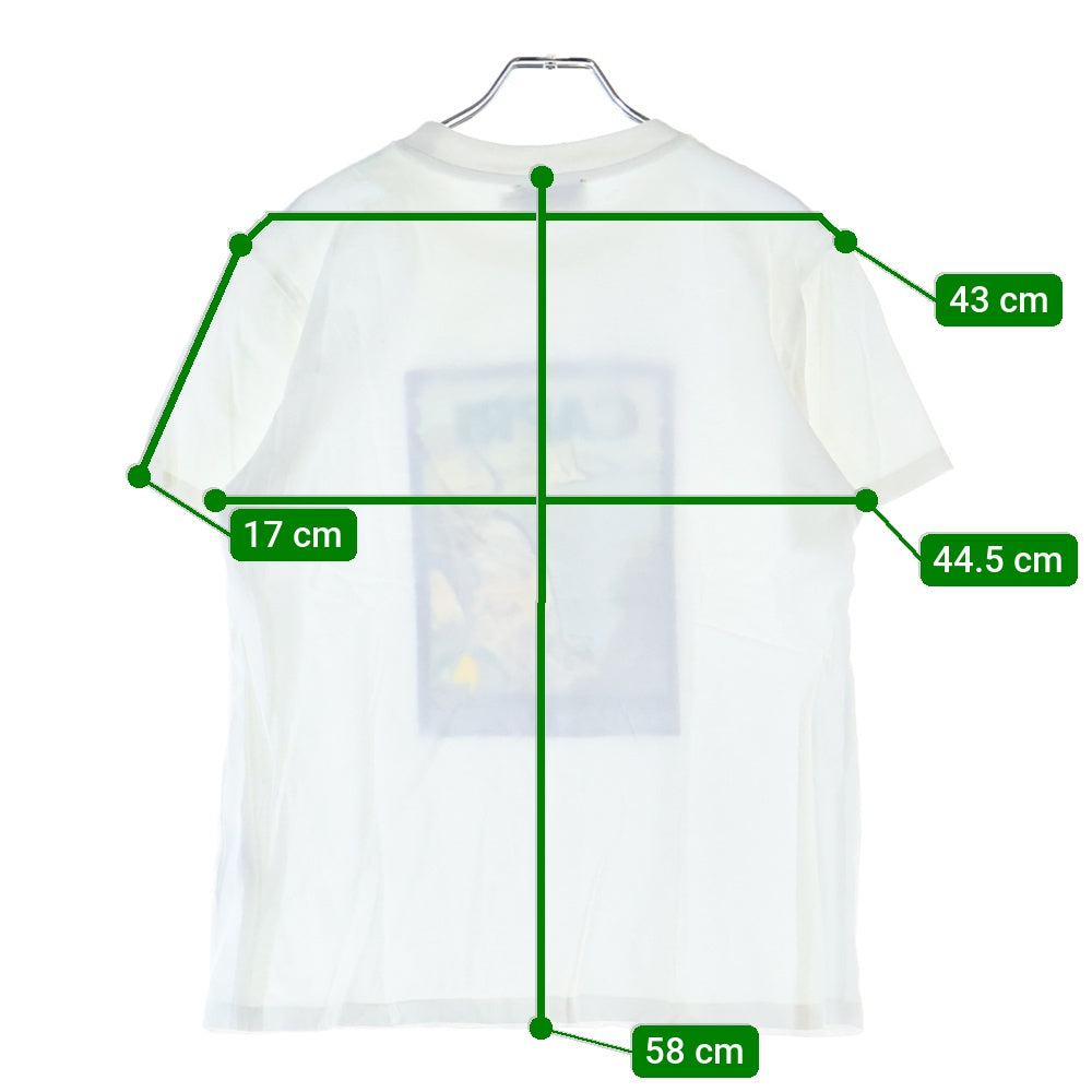 MAISON KITSUNE(メゾンキツネ) プリント 半袖Tシャツ ホワイト KWM-0900-A