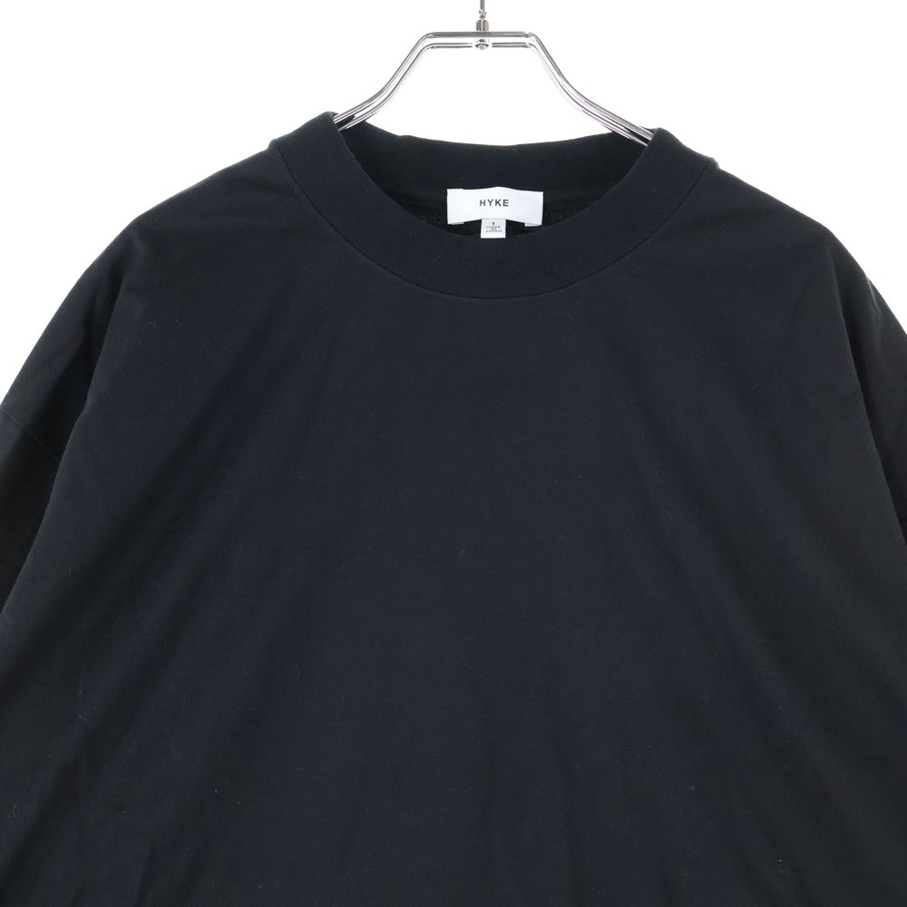 HYKE(ハイク) クルーネック 長袖Tシャツ カットソー ブラック 191-12231-011 レディース
