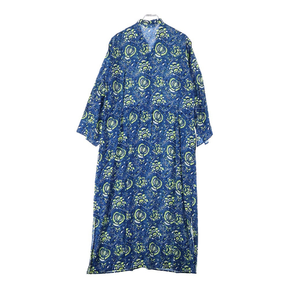 TOMORROWLAND(トゥモローランド) SOULEIADO 総柄 ワンピース ドレス ブルー レディース 75-06-91-06051