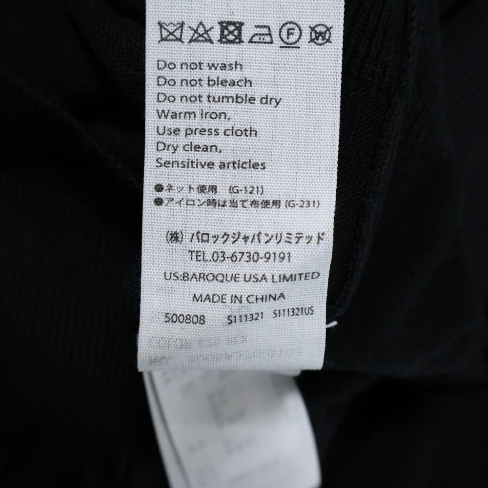 ENFOLD(エンフォルド) シルク コットン混 セーター ブラック 300BA370-0100 レディース