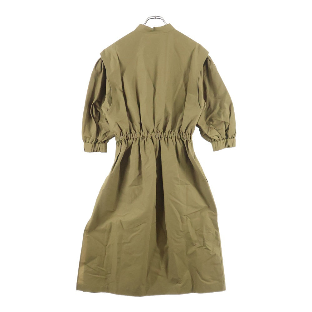 HYKE(ハイク) 23SS 3/4 Sleeve Dress 231-16147 ロングワンピース ブラウン レディース