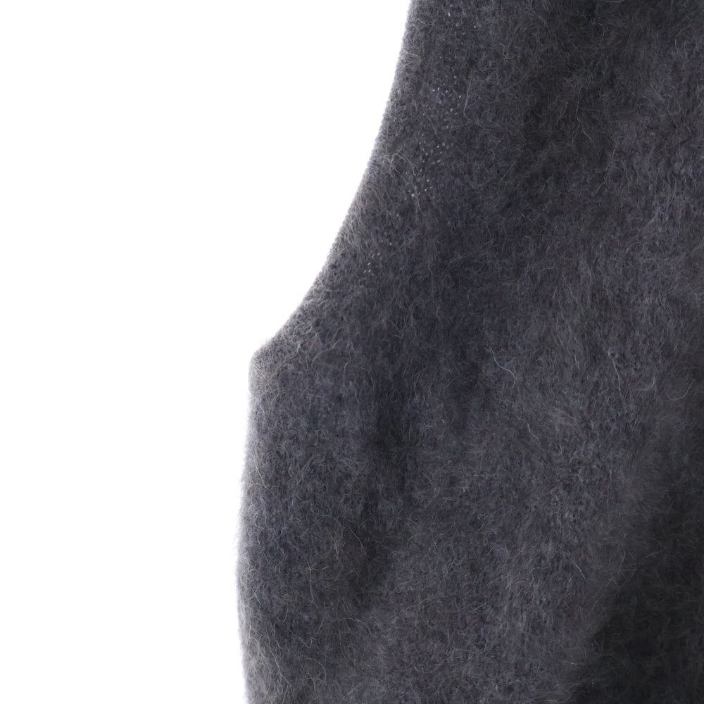 TOMORROWLAND(トゥモローランド) Ballsey フラッフィーヤーンノーカラージレ ウール ニットベストカーディガン チャコール 11-02-24-02001 レディース