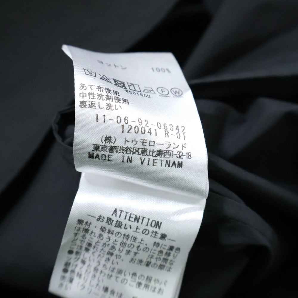 MACPHEE(マカフィ) ノースリーブ ワンピース ブラック レディース 11-06-92-06342