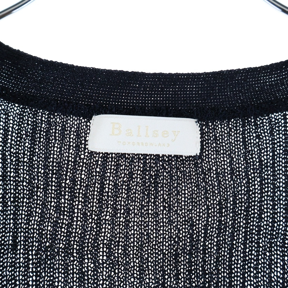 TOMORROWLAND(トゥモローランド) Ballsey ナイロン混 カーディガン ネイビー レディース 11-02-72-02305