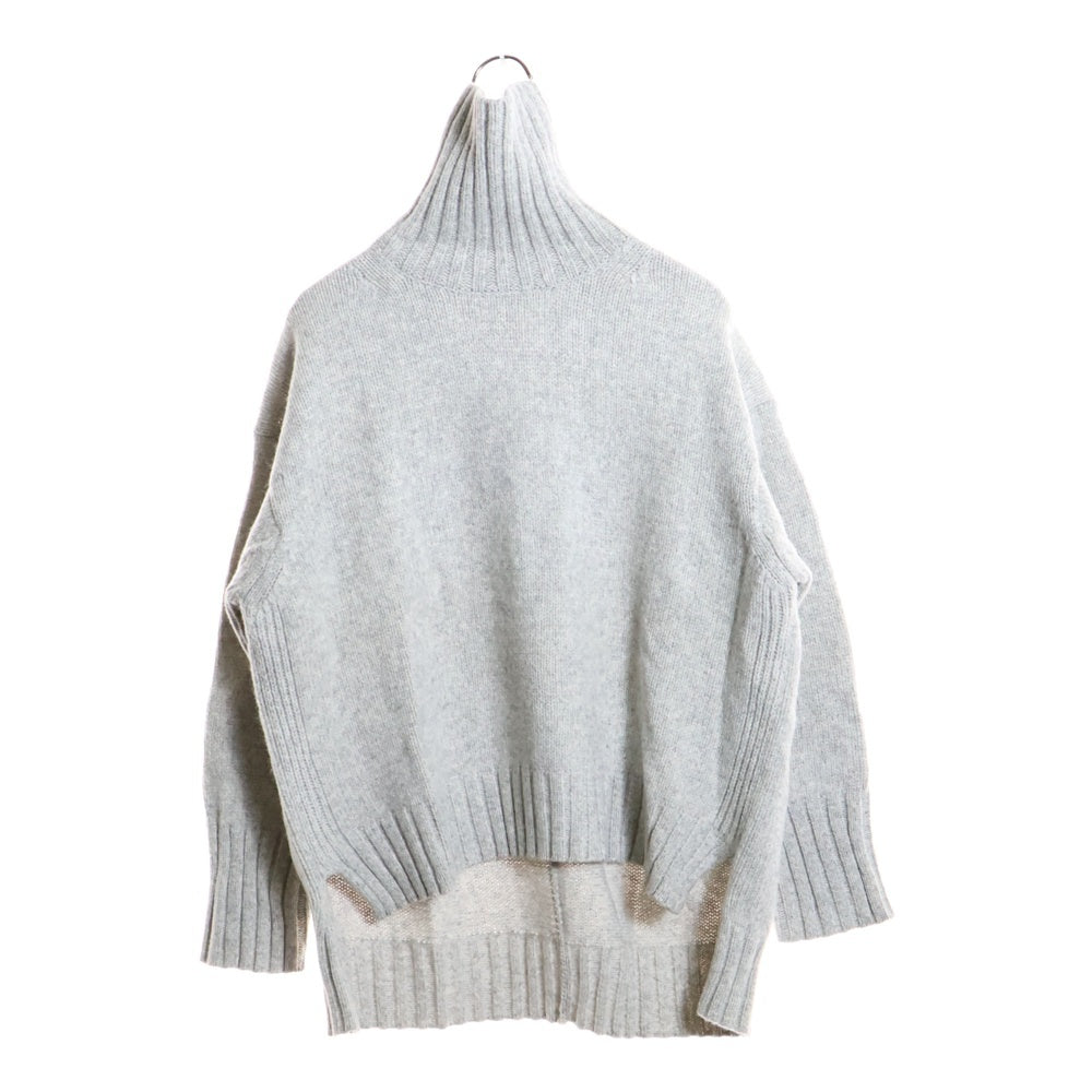 MACPHEE(マカフィ) 18AW ハイネック ニット セーター グレー レディース 12-02-85-02631