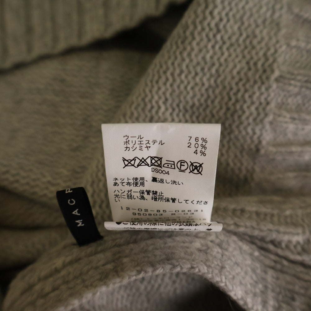 MACPHEE(マカフィ) 18AW ハイネック ニット セーター グレー レディース 12-02-85-02631