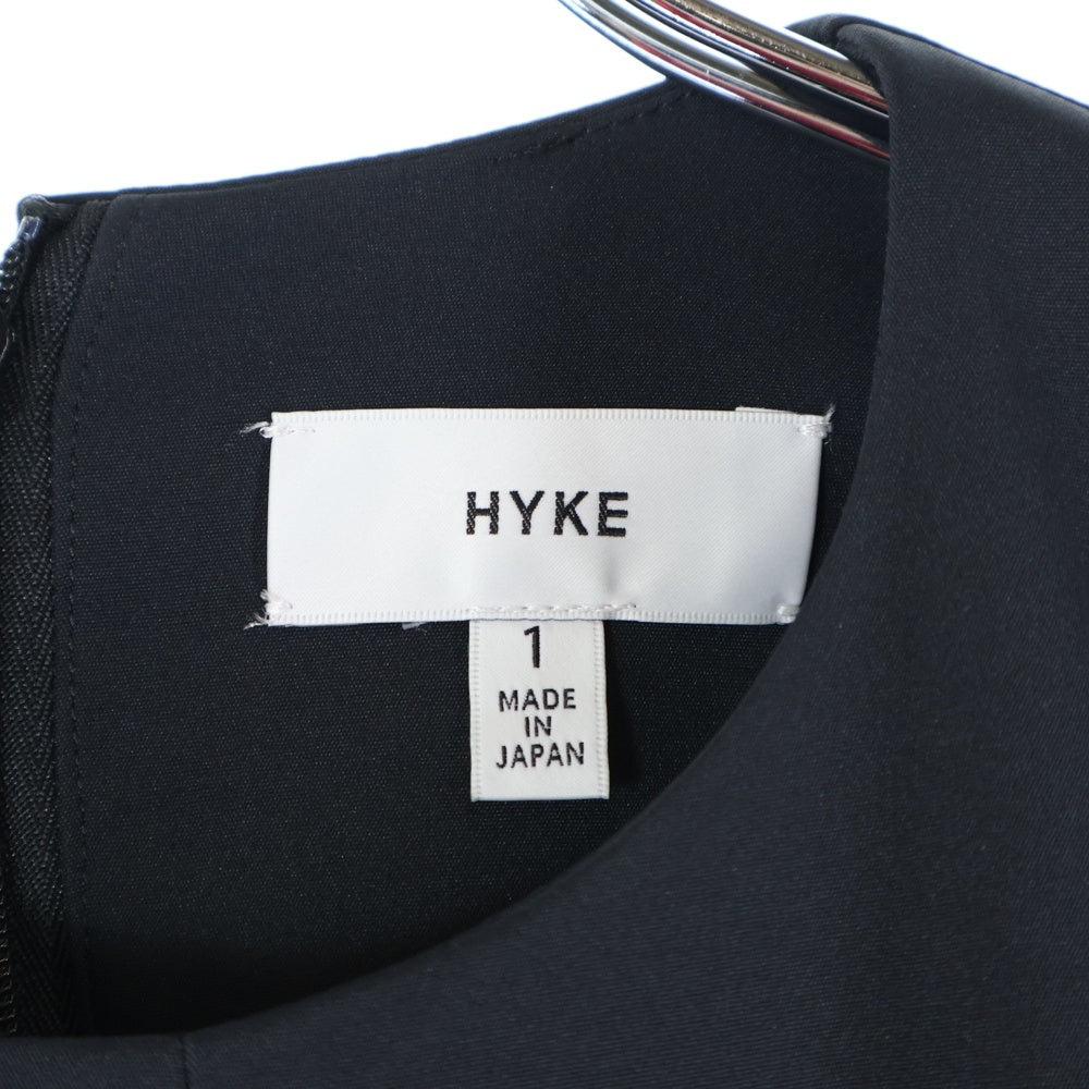 HYKE(ハイク) 21AW バルーンスリーブドレス ワンピース ブラック レディース 212-16118