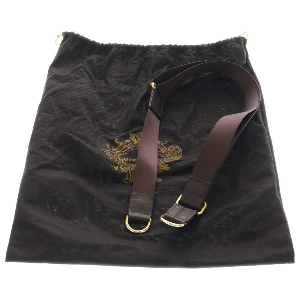 Orobianco(オロビアンコ) 2WAY ナイロン ショルダーバッグ ハンドバッグ オレンジ レディース