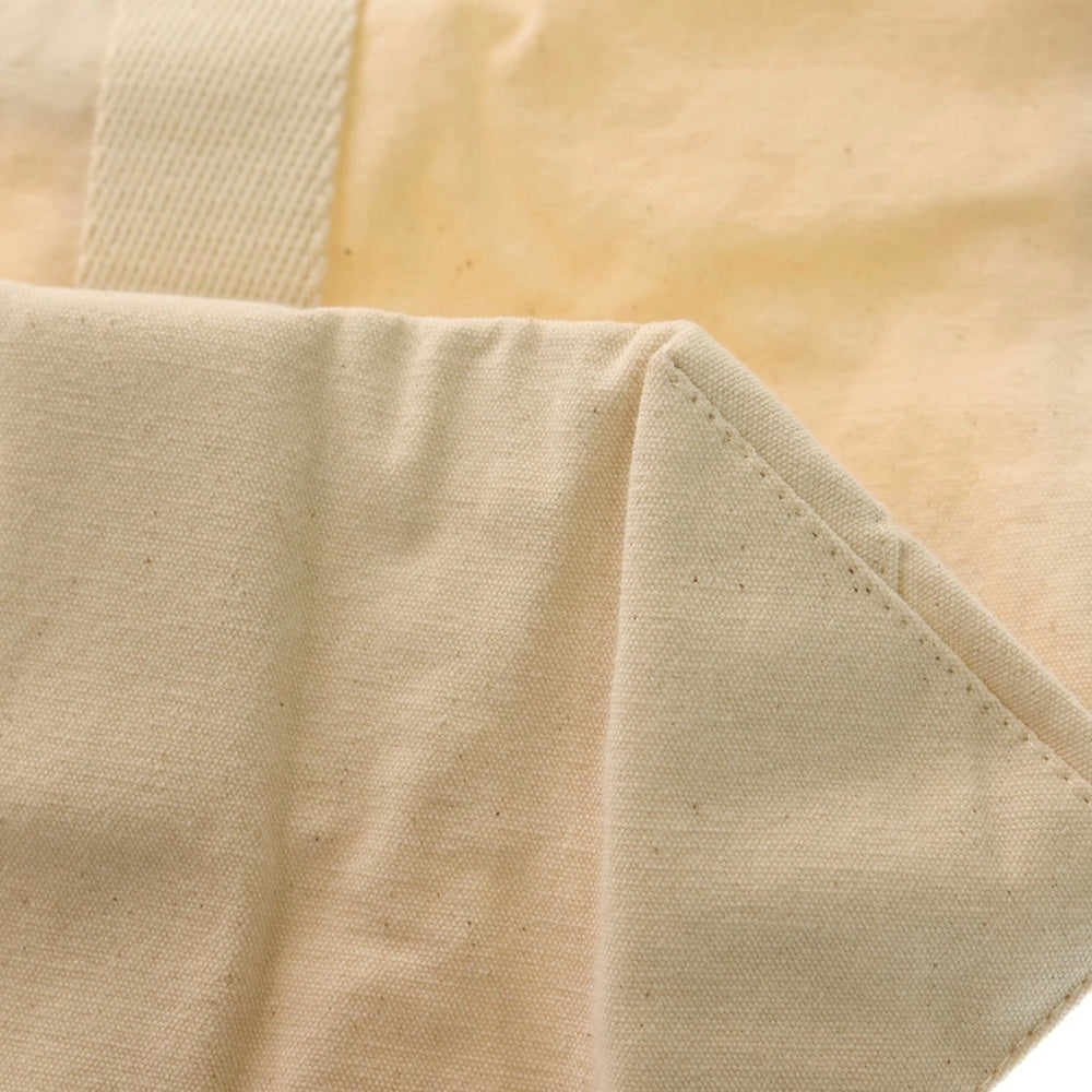 MAISON KITSUNE(メゾンキツネ) プリント キャンバス トートバッグ ベージュ