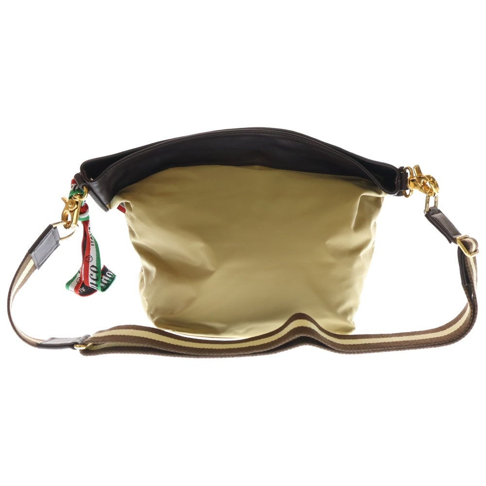 Orobianco(オロビアンコ) ナイロン ショルダーバッグ ブラウン レディース