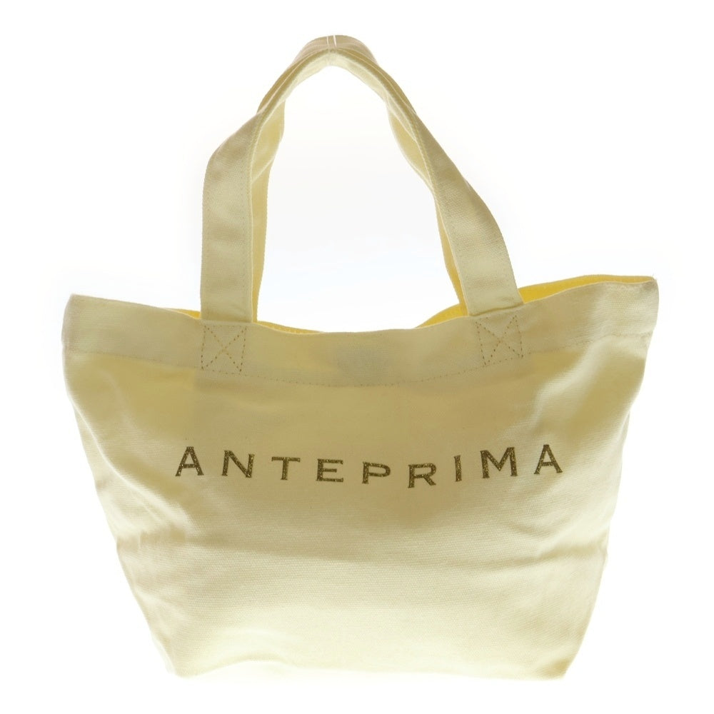 ANTEPRIMA(アンテプリマ) ロゴ プリント キャンバス ミニトートバッグ セイル