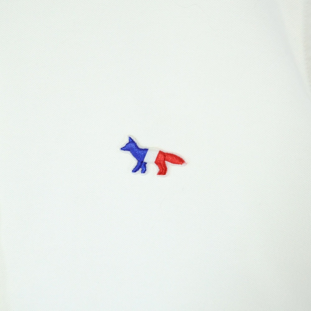 MAISON KITSUNE(メゾンキツネ) ワッペン 長袖シャツ ホワイト レディース KMH-0800-A