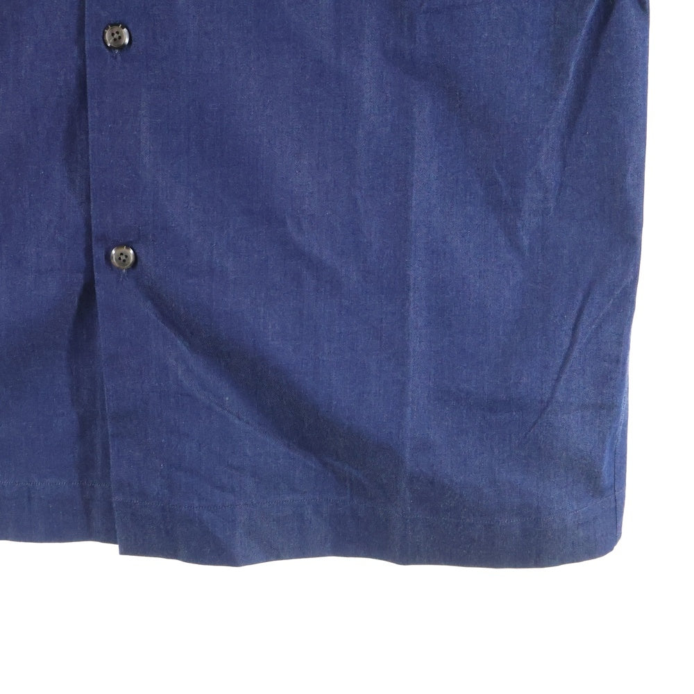 TOMORROWLAND(トゥモローランド) ボーダー 半袖シャツ ネイビー/レッド 63-05-62-05211