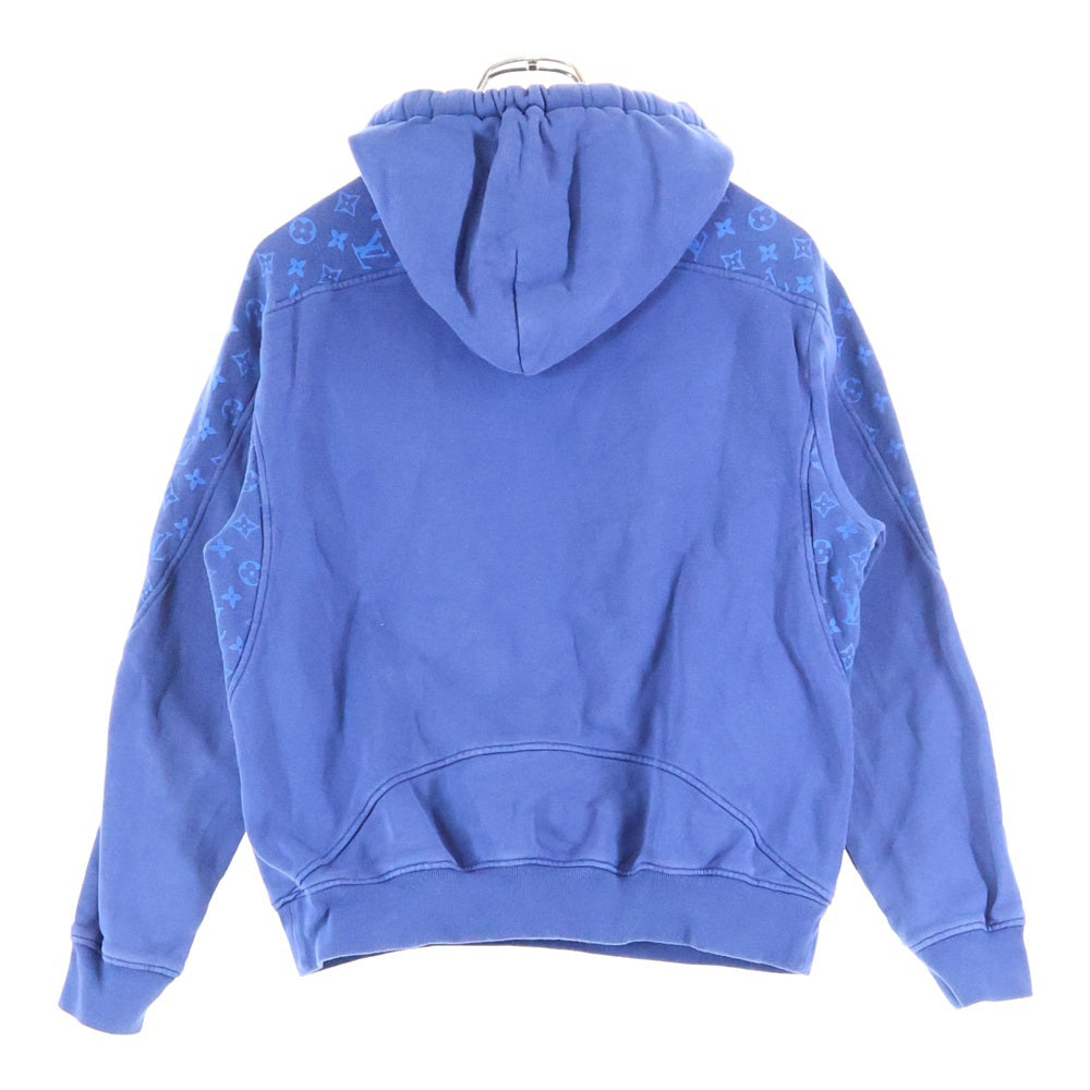 LOUIS VUITTON(ルイヴィトン) 22AW モノグラム サークルカットプルオーバースウェットパーカー ネイビー RM222Q IHN HNY40W