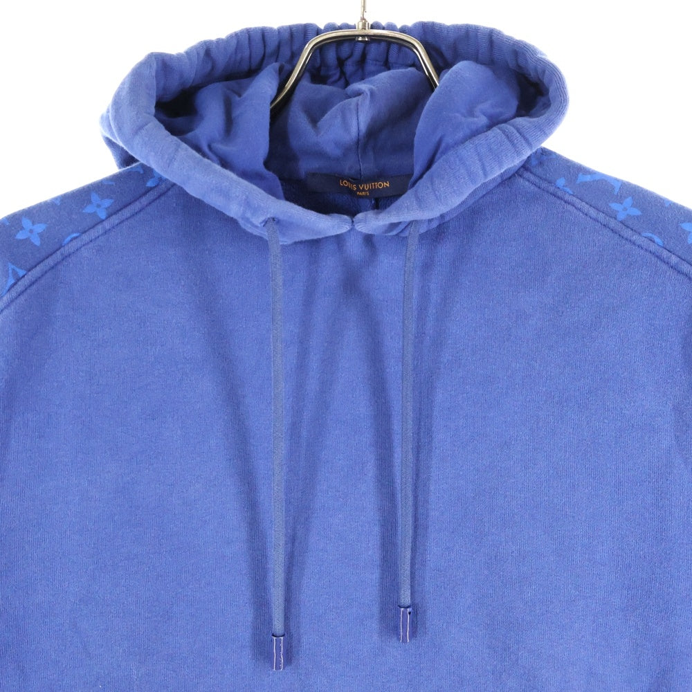 LOUIS VUITTON(ルイヴィトン) 22AW モノグラム サークルカットプルオーバースウェットパーカー ネイビー RM222Q IHN HNY40W