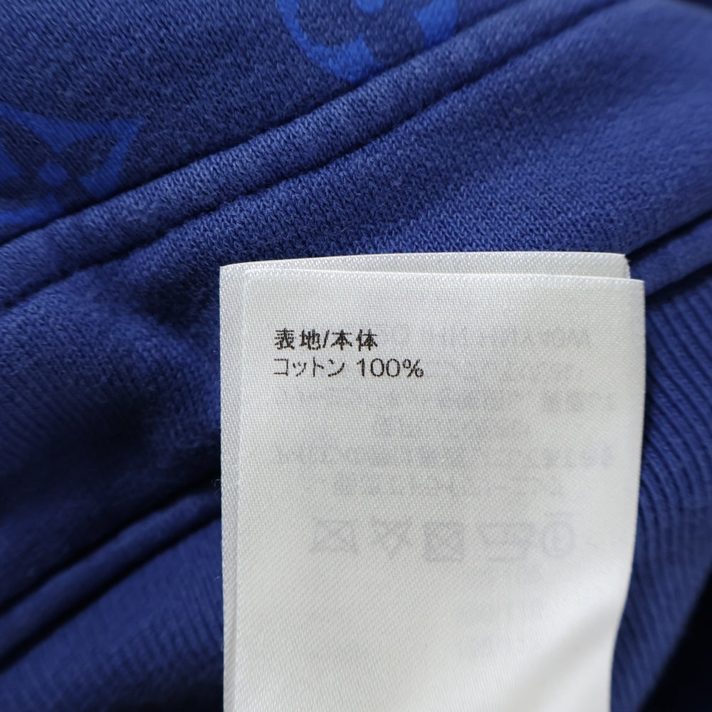 LOUIS VUITTON(ルイヴィトン) 22AW モノグラム サークルカットプルオーバースウェットパーカー ネイビー RM222Q IHN HNY40W
