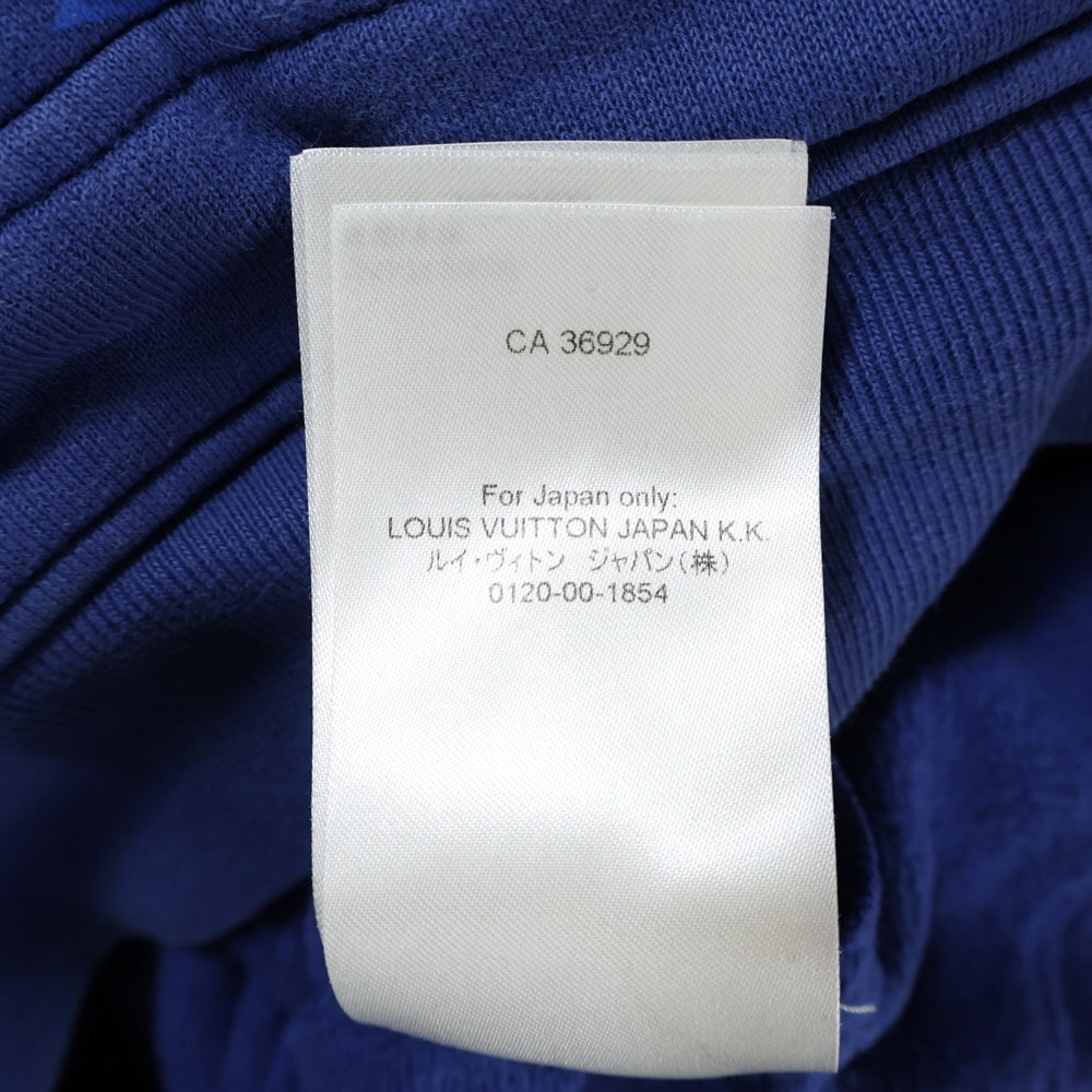 LOUIS VUITTON(ルイヴィトン) 22AW モノグラム サークルカットプルオーバースウェットパーカー ネイビー RM222Q IHN HNY40W