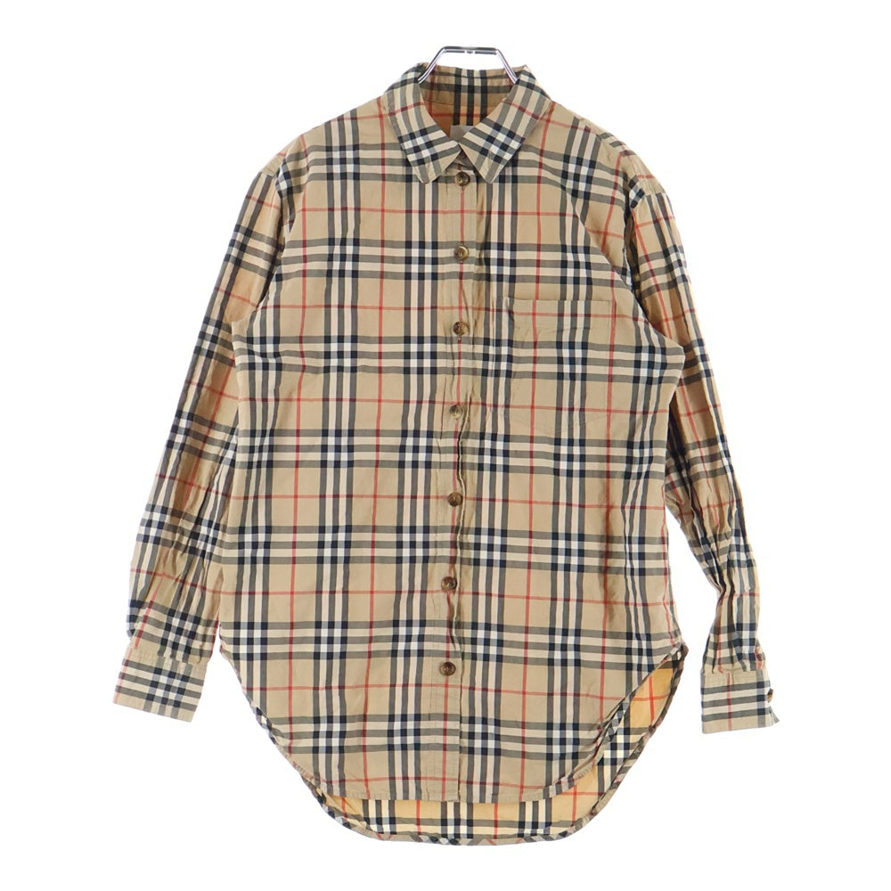 BURBERRY(バーバリー) 20AW ヴィンテージノバ チェックシャツ ボタンダウン ベージュ 8022797