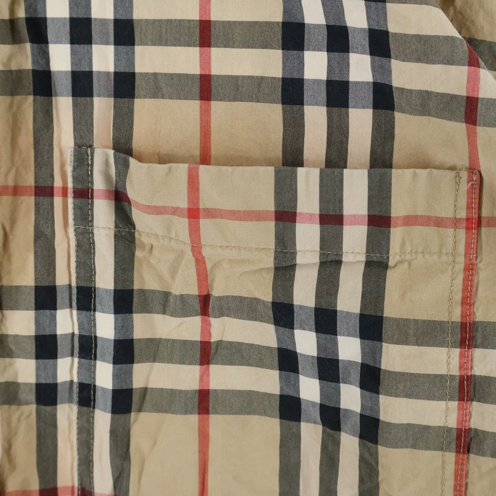 BURBERRY(バーバリー) 20AW ヴィンテージノバ チェックシャツ ボタンダウン ベージュ 8022797