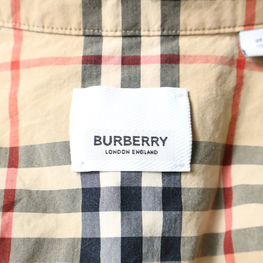 BURBERRY(バーバリー) 20AW ヴィンテージノバ チェックシャツ ボタンダウン ベージュ 8022797