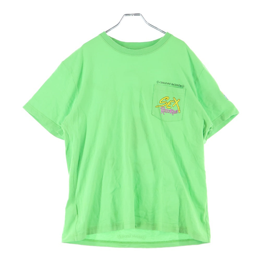 CHROME HEARTS(クロムハーツ) ×MATTY BOY PPO SEXRCD Tee マッティボーイ セックスレコード 半袖Tシャツ カットソー グリーン