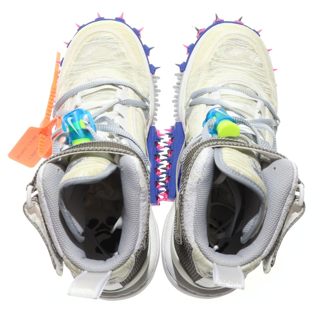 NIKE(ナイキ) ×OFF-WHITE AIR FORCE 1 MID SP DO6290-100 オフホワイト エアフォース1 ミッドカットスニーカー ホワイト レディース US6/24.0cm