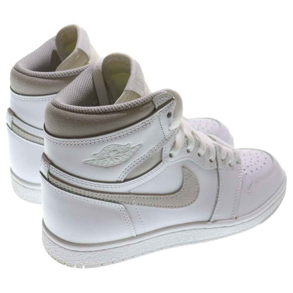 NIKE(ナイキ) AIR JORDAN 1 HIGH 85 NEUTRAL GREY BQ4422-100 エアジョーダン1 85 ニュートラルグレー ハイカットスニーカー ホワイト レディース US5.5/24.0cm