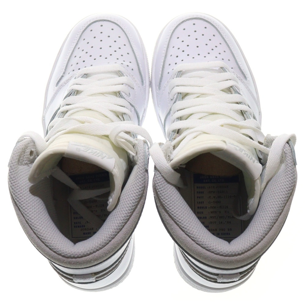 NIKE(ナイキ) AIR JORDAN 1 HIGH 85 NEUTRAL GREY BQ4422-100 エアジョーダン1 85 ニュートラルグレー ハイカットスニーカー ホワイト レディース US5.5/24.0cm