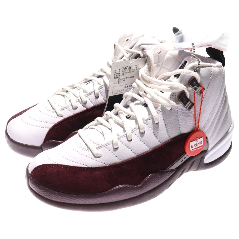 NIKE(ナイキ) ×A MA MANIERE WMNS AIR JORDAN 12 RETRO SP DV6989-100 アママニエール ウィメンズ エアジョーダン12 ハイカットスニーカー ホワイト レディース US6/24.0cm