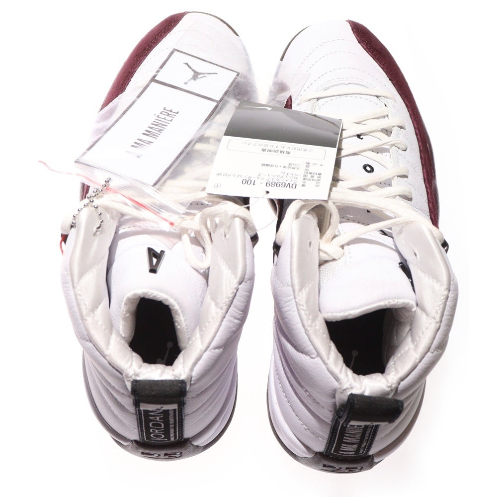NIKE(ナイキ) ×A MA MANIERE WMNS AIR JORDAN 12 RETRO SP DV6989-100 アママニエール ウィメンズ エアジョーダン12 ハイカットスニーカー ホワイト レディース US6/24.0cm