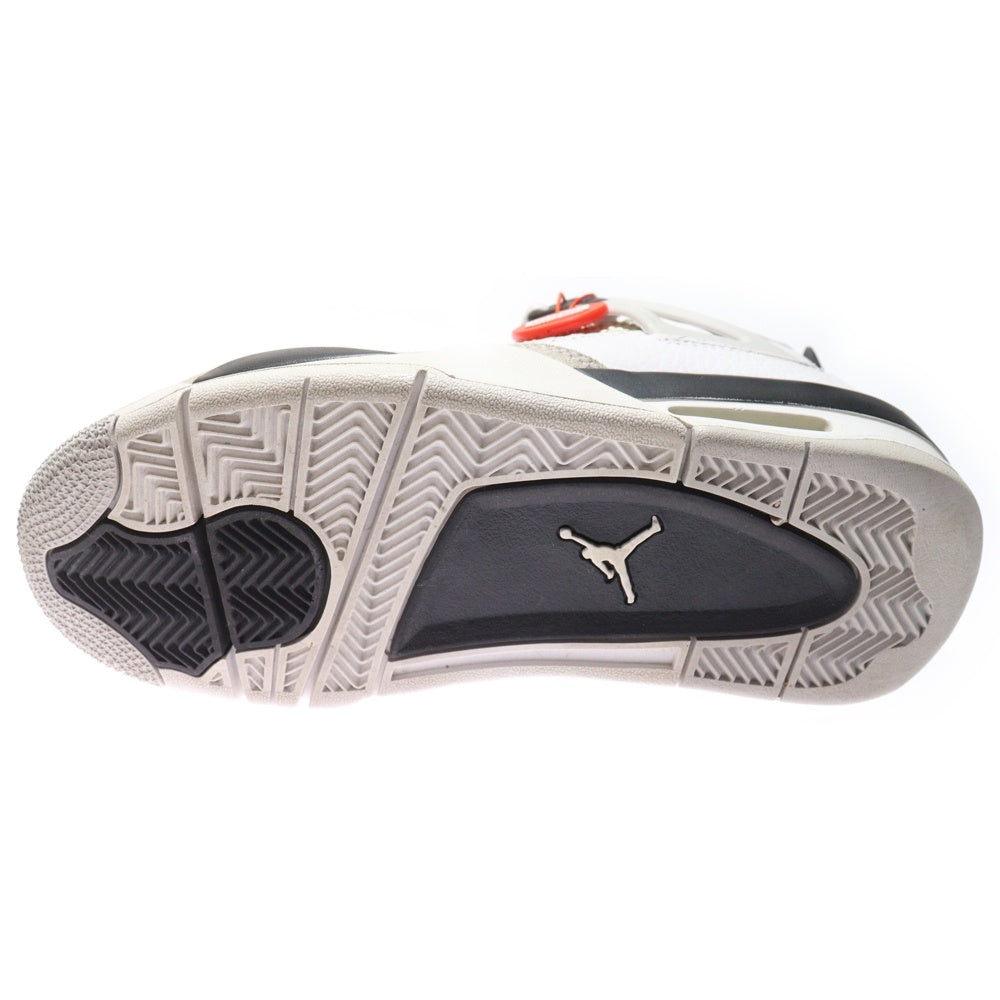 NIKE(ナイキ) AIR JORDAN 4 RETRO GS 408452-111 エアジョーダン4 ハイカットスニーカー ホワイト レディース US6Y/24.0cm