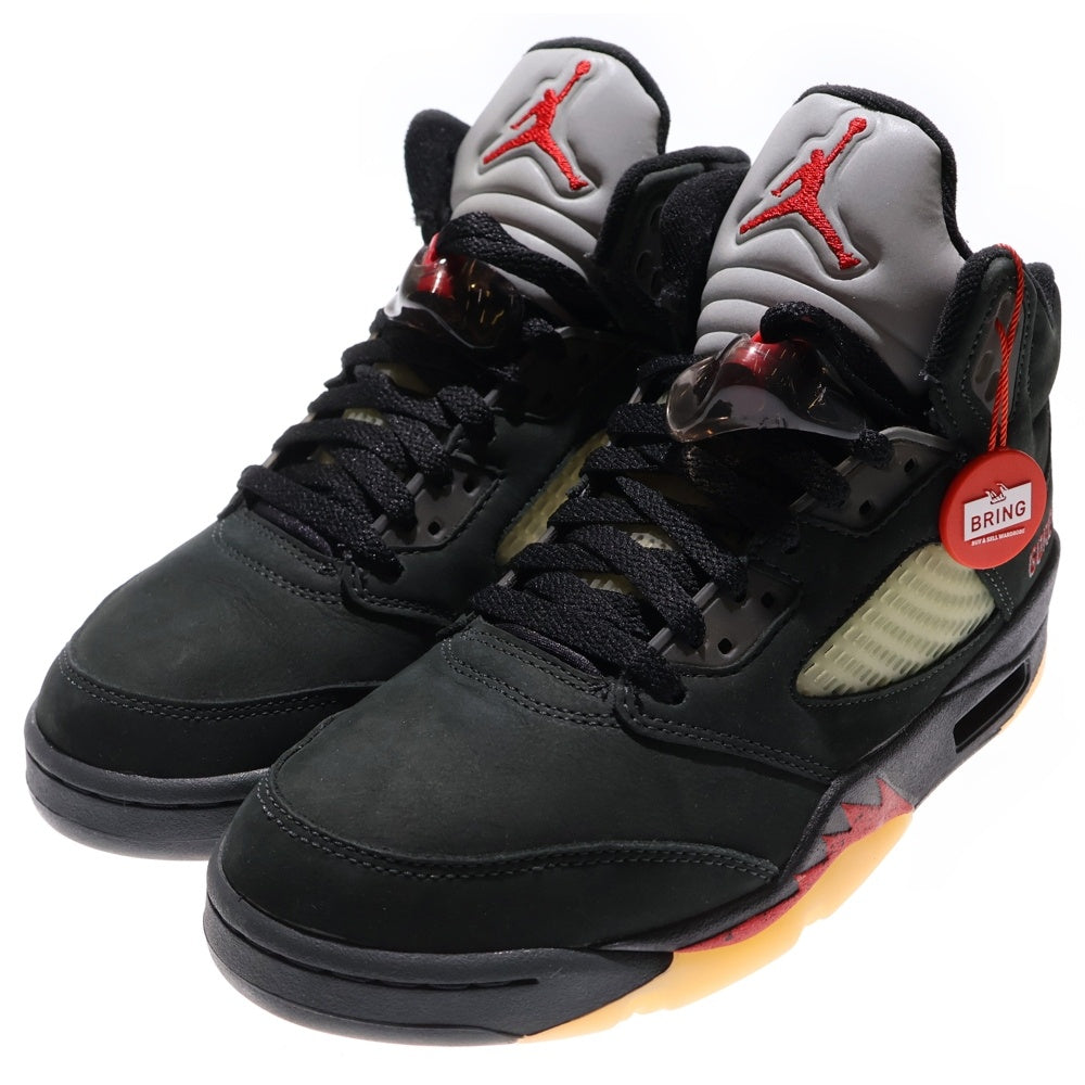 NIKE(ナイキ) WMNS AIR JORDAN 5 RETRO GTX DR0092-001 ウィメンズ エアジョーダン5 ゴアテックス ハイカットスニーカー ブラック レディース US7.5/24.5cm
