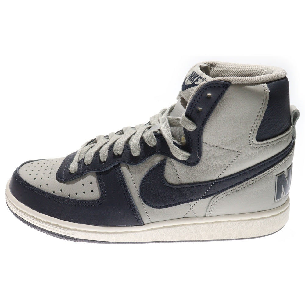 NIKE(ナイキ) TERMINATOR HIGH GEORGETOWN FB1832-001 ターミネーター ジョージタウン ハイカットスニーカー シューズ グレー/ネイビー レディース US6.5/24.5cm