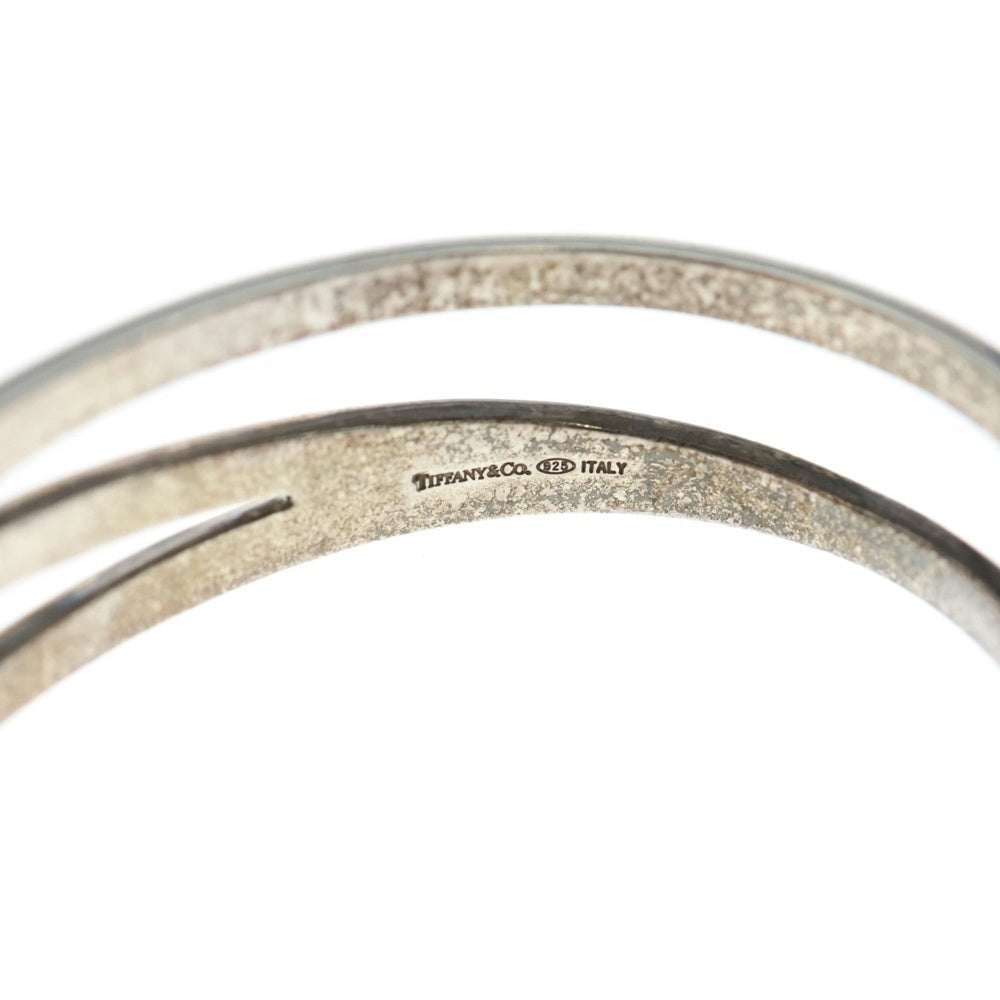 TIFFANY & Co.(ティファニー) ダイアゴナル ウェーブバングル シルバー